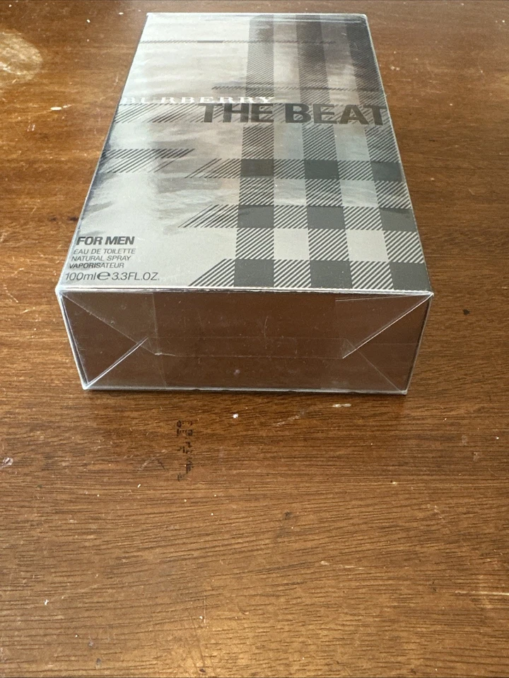 Burberry The Beat para hombre 3,3 oz 100 ml eau de toilette spray vintage NUEVO SELLADO Foto 3 de 4