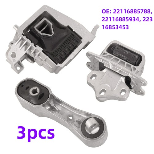 3Pcs/Set Engine Motor Mount For BMW X1 X2 Mini Cooper Clubman 1.5L 2.0L 14-21 - Picture 7 of 15