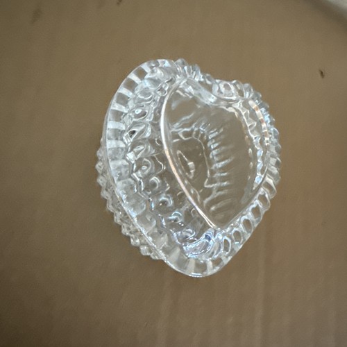 Interior del hogar Portaanillos de Cristal Corazón Joyería Plato de Caramelo con Tapa 2 por Caja - Imagen 7 de 9