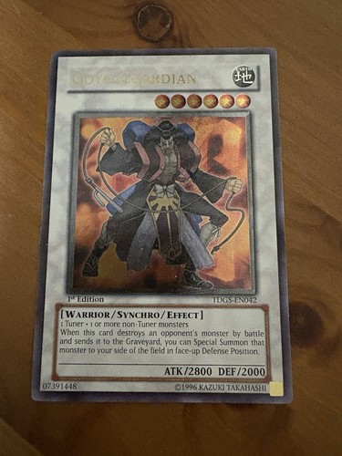 Yugioh TDGS-EN042 Goyo Guardian Ultimate Rare 1st ED VERY HARD TO FIND + BONUS!! - Picture 4 of 5