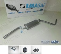 Imasaf Auspuff MSD Mitteltopf für Skoda Felicia II + Kombi 1.3 40-50KW