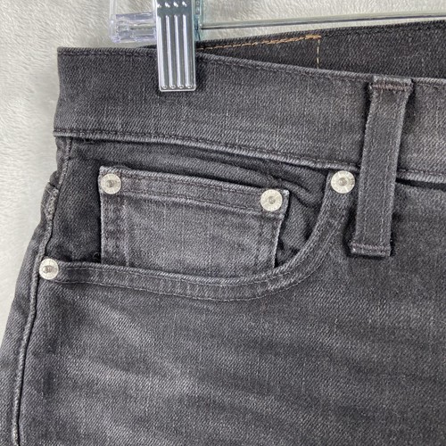 J. CREW Jeans men's 30x34 Slim Fit 484 Black Denim Low Rise Light Fading NWT - Picture 7 of 16