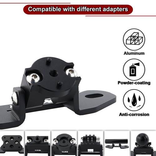 Soporte de montaje GPS de aluminio negro apto para Kawasaki Eliminator 500 450 2024-2025 - Imagen 6 de 24