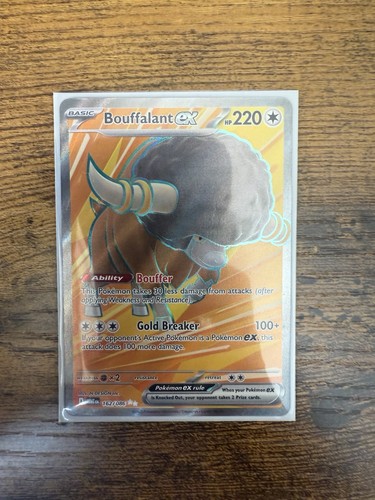 Bouffalant ex 162/086 Pokemon White Flare Englisch NM Pack Fresh