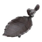  1 stück Gusseisen Bird Feeder Garten Dekoration Schüssel Eisen Vogel Blatt