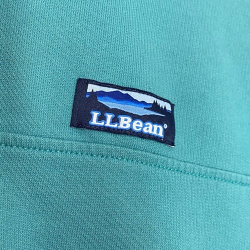LL Bean Rugby Henley Damen Large grün 1/4 Knopf Langarmshirt Pullover - Bild 6 von 14
