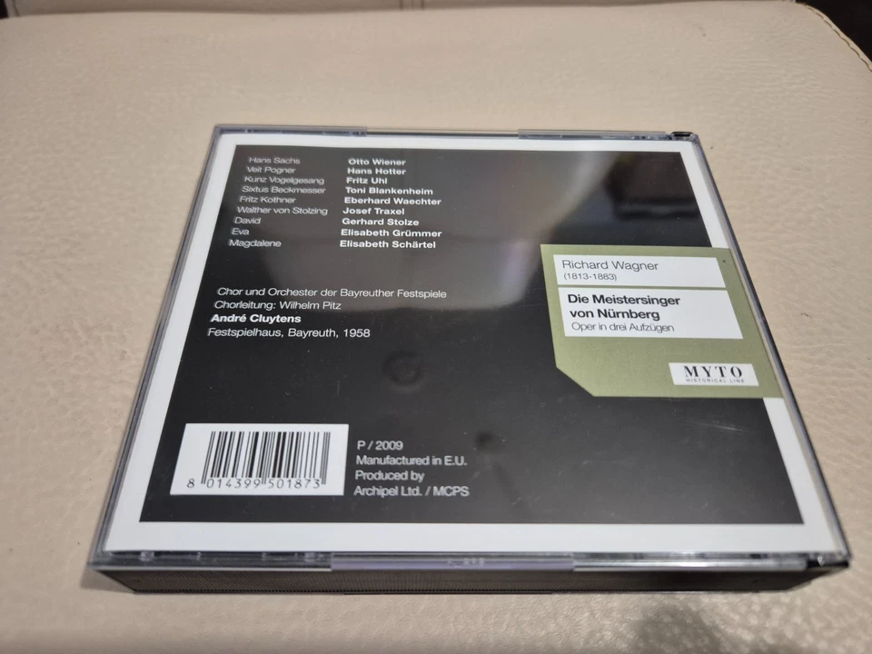 Richard Wagner CD die Meistersinger von Nürnberg Andre Cluytens Bayreuth 1958 - Bild 2 von 2