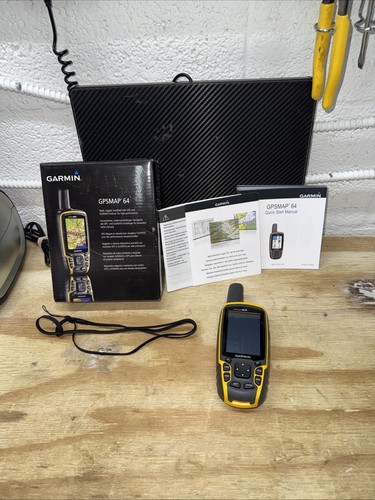 Garmin GPSMAP 64 GPS Handheld Device Hiking Navigator TESTED! - Picture 1 of 7