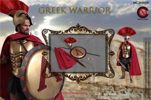 CHINA.MODEL NO:ZH015 Greek shield Spearman 1/6 Male Action Figure In Stock - Picture 1 of 5