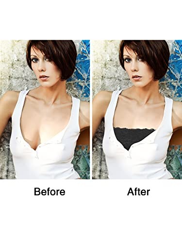 4 Pieces Women Lace Bandeau Bra Tube Top Elastic Strapless No Sponge Pad No - Picture 4 of 6