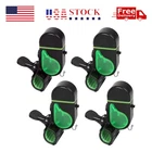 4 PCS Electronic LED Light Fishing Bite Sound Alarm Alert Bell Clip On Fish Rod