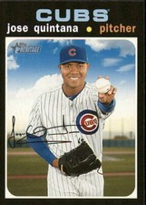 2020 TOPPS HERITAGE  #26 JOSE QUINTANA CUBS