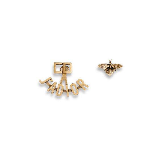 Authentic Nib Dior J Adior Gold Bee Earrings S 2017 Jadior Maria Authentic Nib Dior J Adior Gold Earrings S 2017 Jadior Maria Grazia Chiuri