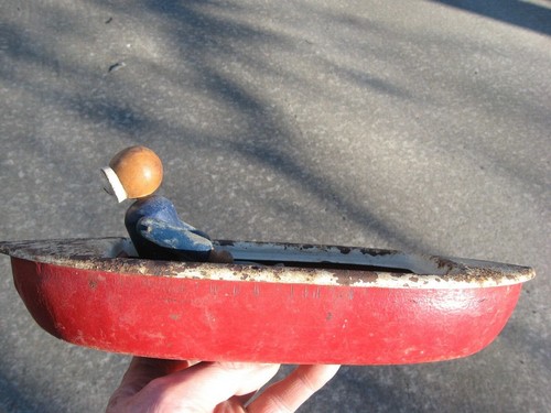 1930s Pull Toy Woodette Coast Guard USCG Pressed Steel Boat--PRICE CUT!!!!!!!!! - Picture 7 of 8