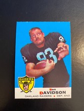 1969 TOPPS FOOTBALL #128 BEN DAVIDSON!! NR-MINT!! $1 SHIPPING!!