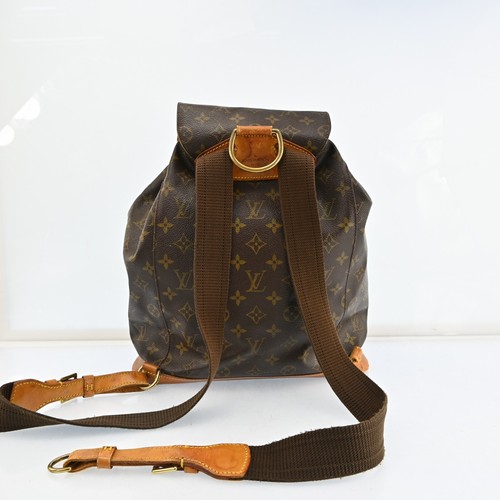 Authentic Louis Vuitton Monogram Montsouris GM Backpack M51135 E3281A702 - Picture 2 of 24