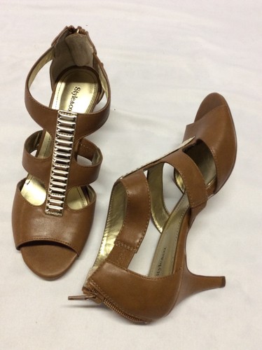 Style&Co Women’s Andora Heels Fashion Sandals, Tan, Size 6 M - 第 7/9 張圖片