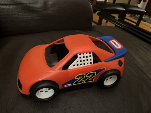 Little Tikes Race Car # 22 excellent U.S.A. RED & BLUE complete
