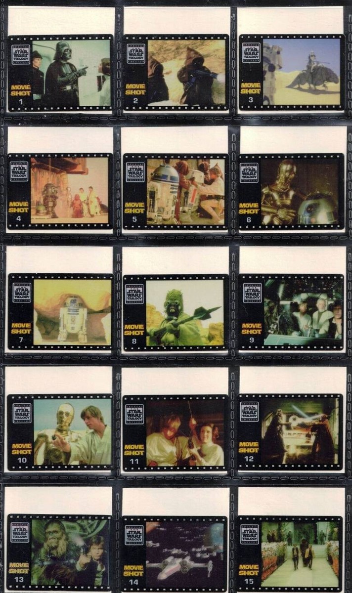 Star Wars Trilogy: Complete Movie Shot Film Cel Set (50) 1997