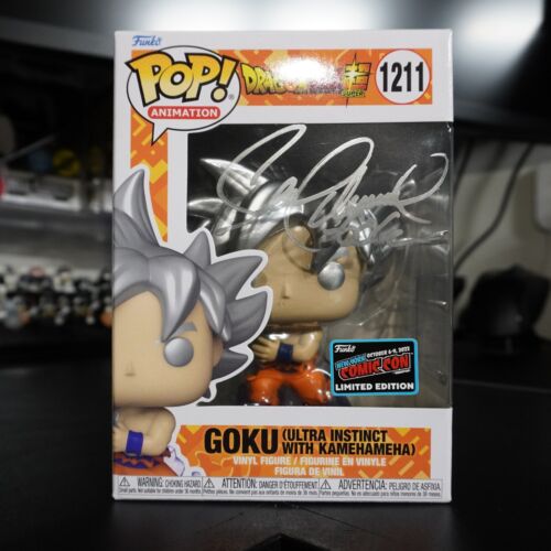 Funko Pop! Dragon Ball Super Goku (Ultra Instinct con Kamehameha) 2022 NYCC AUTO - Imagen 3 de 11