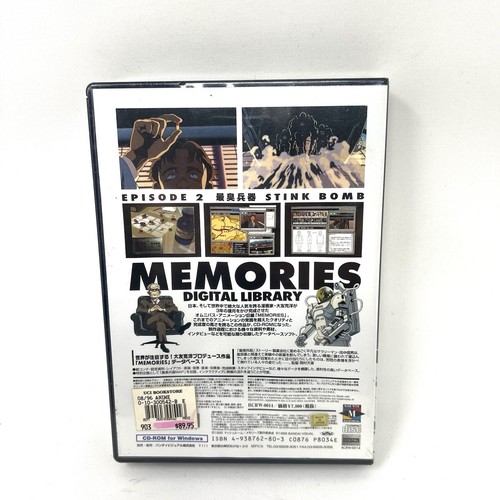 Katsuhiro Otomo Memories Digital Library épisodes 1-3 Windows CD ROM RARE scellé - Photo 5/7