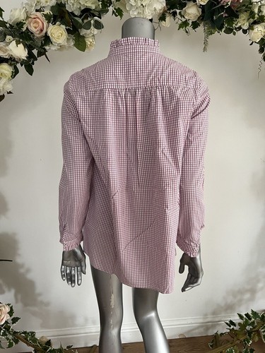 Joules Kristin Hemd Bluse Tortenboden Größe 6 8 12 16 20 26 rosa kariert NEU PR40 - Bild 12 von 14