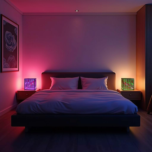 Infinity Hyper Cube LED Light LED Controller with Stand, Controller & Sound & Ap - Picture 7 of 12