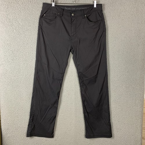 Prana Hose Herren 36x32 Slim Fit Nylon Performance Stretch Outdoor Prep