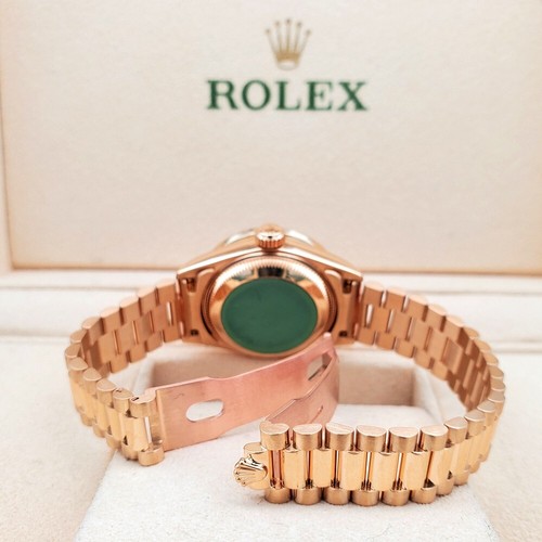 Rolex President Datejust 26mm Custom Diamond Bezel/Ruby Gold 69178 Box Papers - Picture 5 of 6