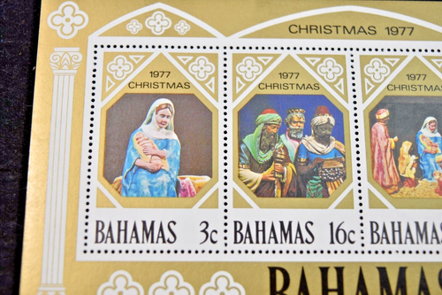 BAHAMAS CHRISTMAS 1977 M/S S419a MNH - Picture 3 of 3
