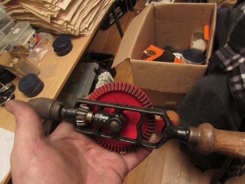 excellent england stanley chapman vintage hand drill multiplier tool - Picture 17 of 19