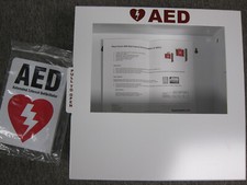 AED Surface Wall Mount Box w/Alarm