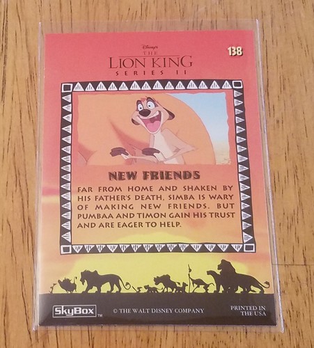 Disney's The Lion King Series 2 Trading Cards by Skybox U-Pick/Complete Your Set - Picture 101 of 167