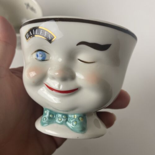 Baileys' Winking Face Creamer & Zuccheriera Yum Collezionismo 1996 Edizione Limitata - Foto 4 di 14