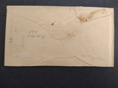 Pennsylvania: Pleasant Gap (#1) 1856 #11 Cover + Letter Headed Old Fort - Picture 4 of 6