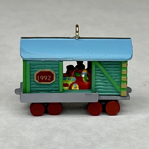 Box Car - Noel RR`1992`Miniature - 4th In The Noel RR Series, Hallmark Ornament - NEU - Bild 5 von 12