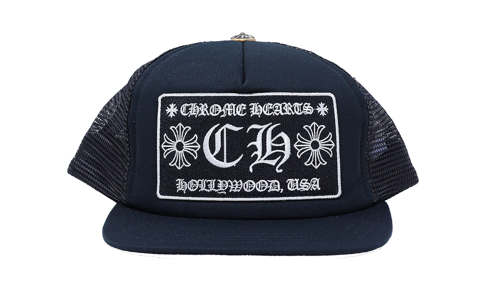 Шляпа дальнобойщика Chrome Hearts CH Hollywood Черная (CHHE-CP006), один размер