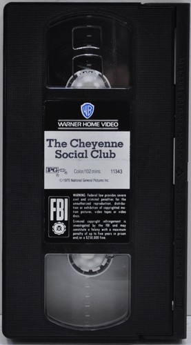 The Cheyenne Social Club - VHS - James Stewart - Henry Fonda - Picture 3 of 3