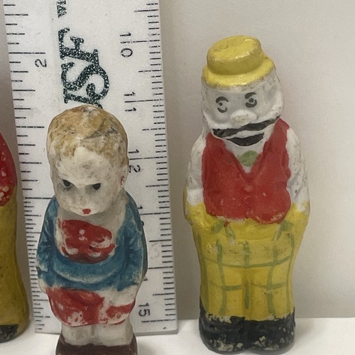 (4) 1930s CRACKER JACK POP CORN CONFECTION COMIC CHARACTER TOY PRIZE FIGURES - Picture 3 of 8