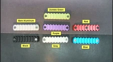 9 Slot Keymod Rail Picatinny Black Red Blue Grey Bare Zombie Green Purple