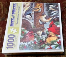 Winter Bird Friends 1000 Piece Jigsaw Puzzle New Sealed BITS and PIECES