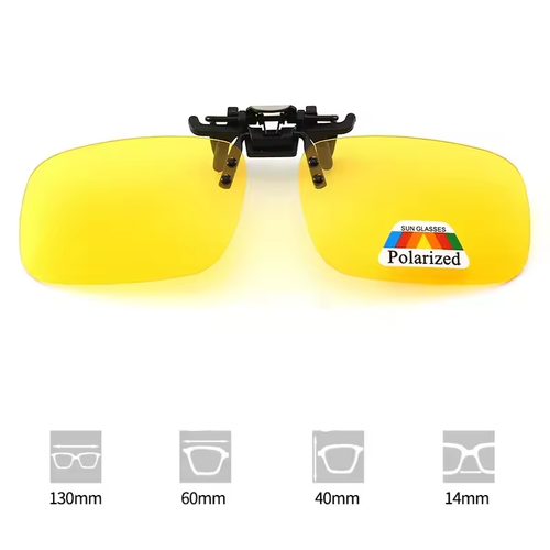 UV400 Clip on Sonnenbrille Brillen Aufsatz Clip Polarisiert Überbrille - Bild 7 von 14