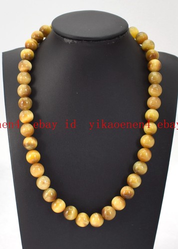 Natural Multi-Color Tigers Eye Gemstone 6/8/10/12mm Round Beads Necklace 16-36'' - Picture 15 of 20