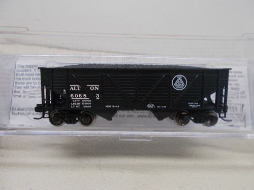 BLUFORD SHOPS-#63072-ALTON RR-2-BAY WAR EMER COMPOSITE TRICHTER #6068 ~ N-MASSSTAB