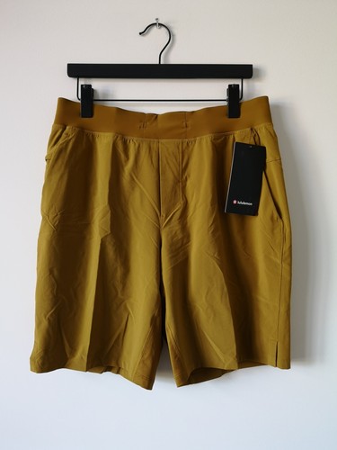 NWT LULULEMON GLSC Gold Spice Lightweight T.H.E. Shorts 9" Linerless Men's Large