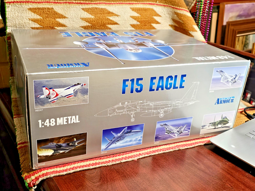 🔥RARE LE FRANKLIN ARMOUR Col 1:48 98070 F15 E STRIKE EAGLE USAF MintInBox🔥 - Picture 12 of 14