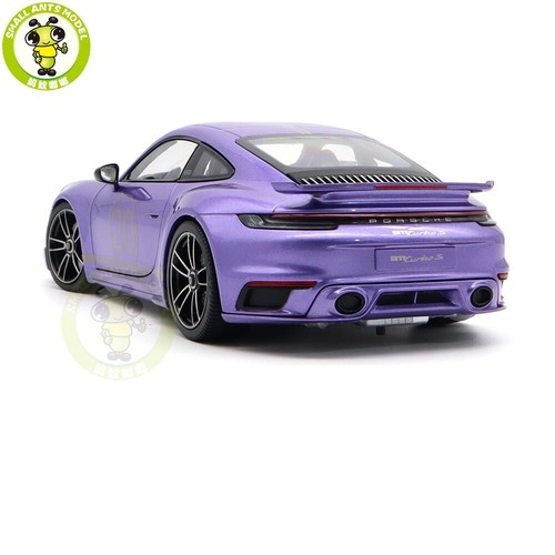 1/18 Minichamps Porsche 911 992 Turbo S 20th Anniversary Viola Diecast Model Car - Picture 2 of 12