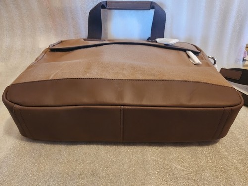 Coach Men's Zip Top Business Briefcase Crossbody Bag - Picture 5 of 8