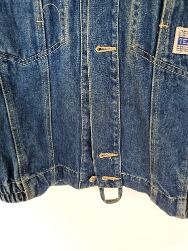 American Texan Denim Jacket M/M Custom Hand Painted On Reverse - Picture 7 of 7