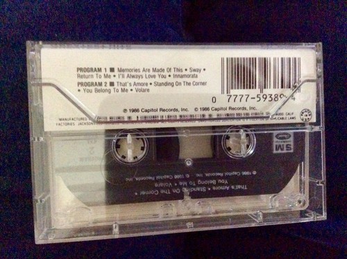Dean Martin Cassette Greatest Hits Collection Memories Are Made Of This 1986 EXC - Picture 2 of 5